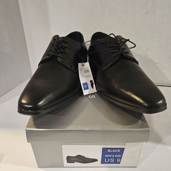 Perry Ellis Men’s Leather Oxford Lace-Up Dress or‎ Casual Shoe Black / Size 9 main image 6